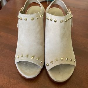 Stuart Weitzman Commodore Studded Slingback Mule